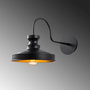 Opviq Berceste - 182BLACK-A Lámpara de pared industrial negra